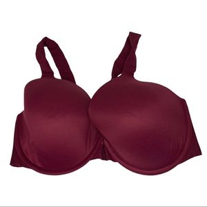 SPANX Burgundy Clip Front Bra Size 36DD